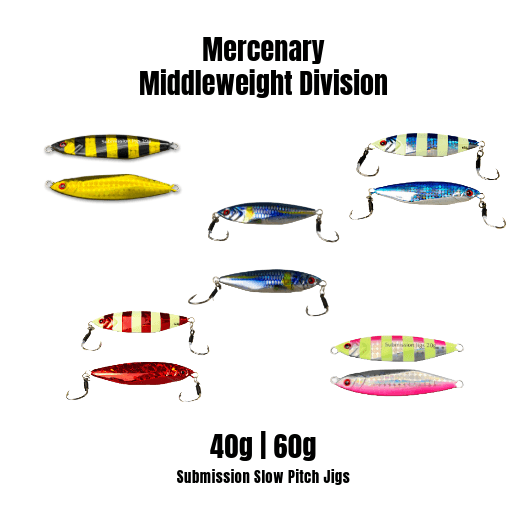 Submission Jigs - Mercenary - Middleweight Division - Submission Fishing Co.