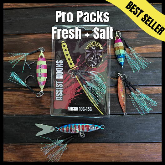 Pro Packs & Gift Sets for the Best Fishing - Slow Pitch Jigs and Hooks