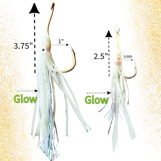 Letoyo 9pcs Squid Jig Hook Cover Fishing Hooks Cover Umbrella Hook Cap –  Goods For Nerd