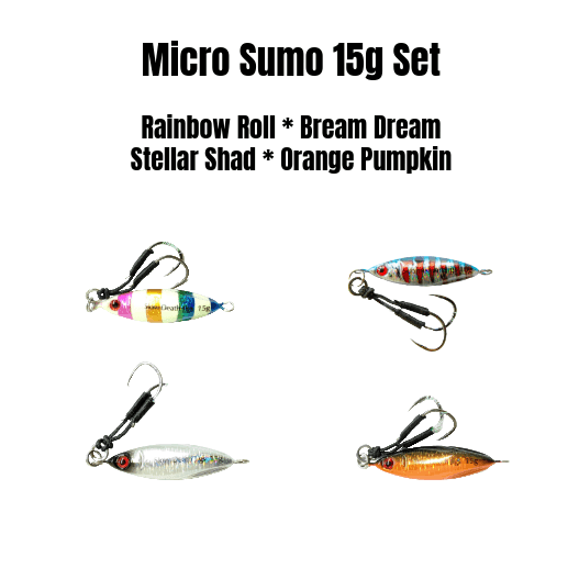 Submission Jigs - Micro Sumo - Lightweight Division - 4 Packs - Submission Fishing Co.