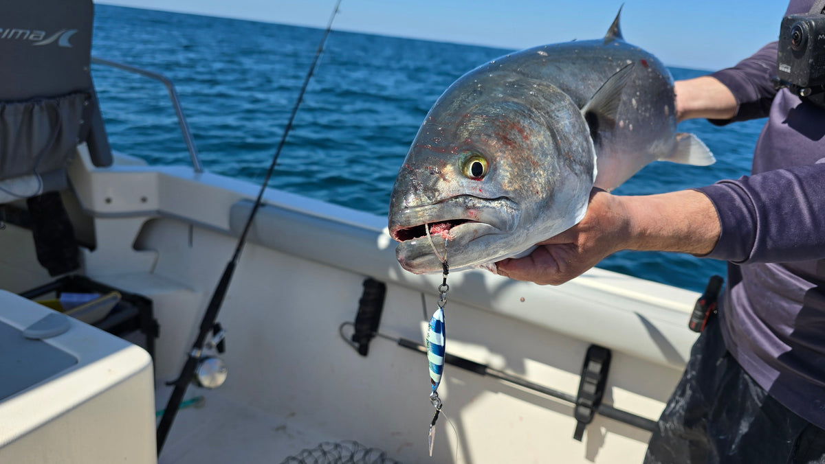 Slow pitch jigging isn't always great when flying solo - Submission Fishing Co.