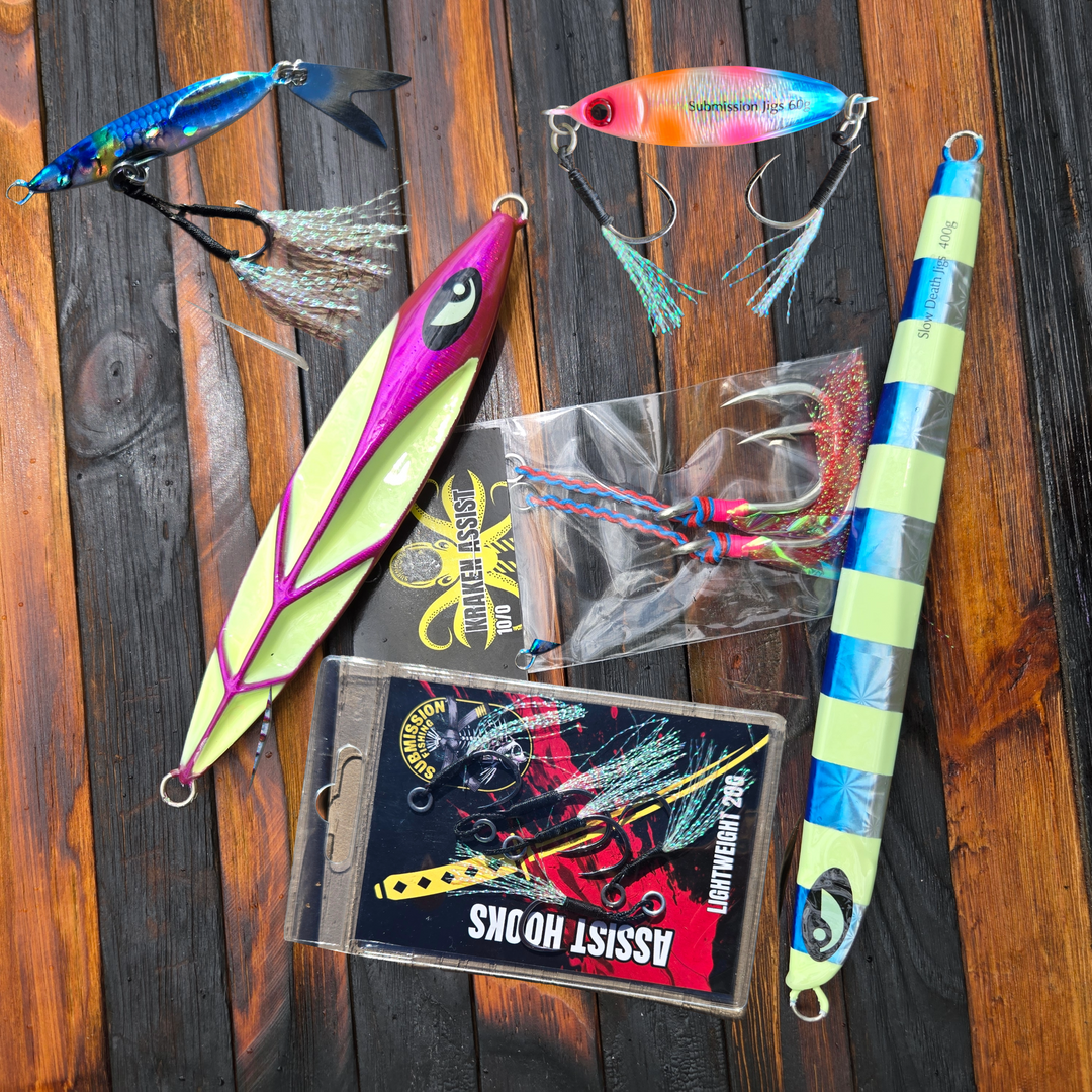 jigs and hooks