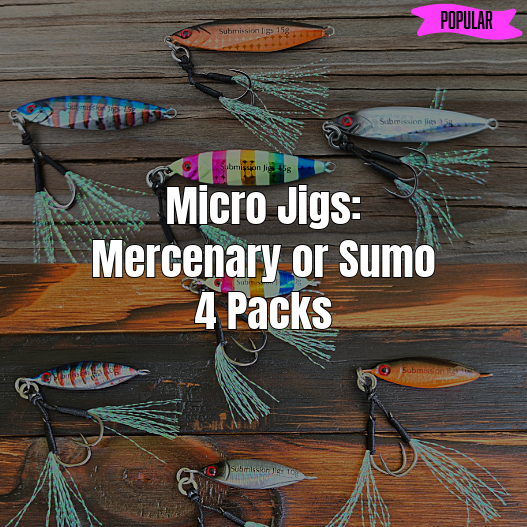 Submission Jigs - Micro Sumo and Mercenary - Lightweight Division - 4 Packs