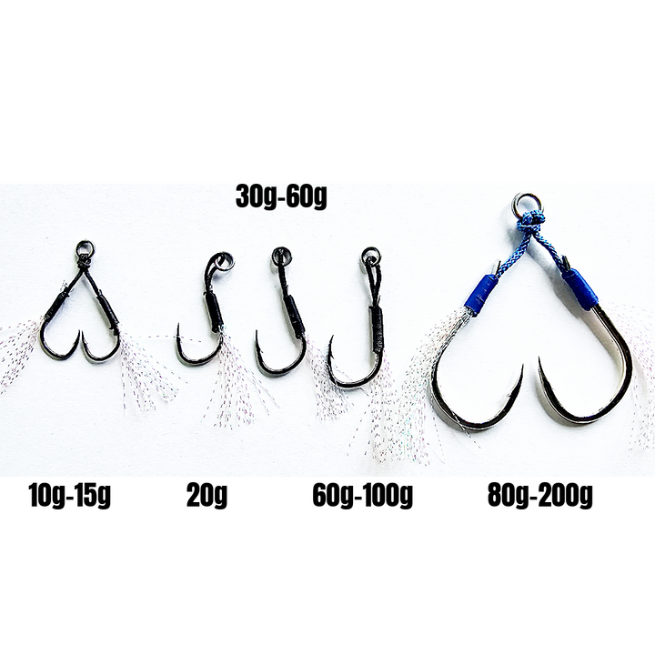 Submission Assist Hooks – Saltwater-Grade BKK Hooks for Slow Pitch Jigging