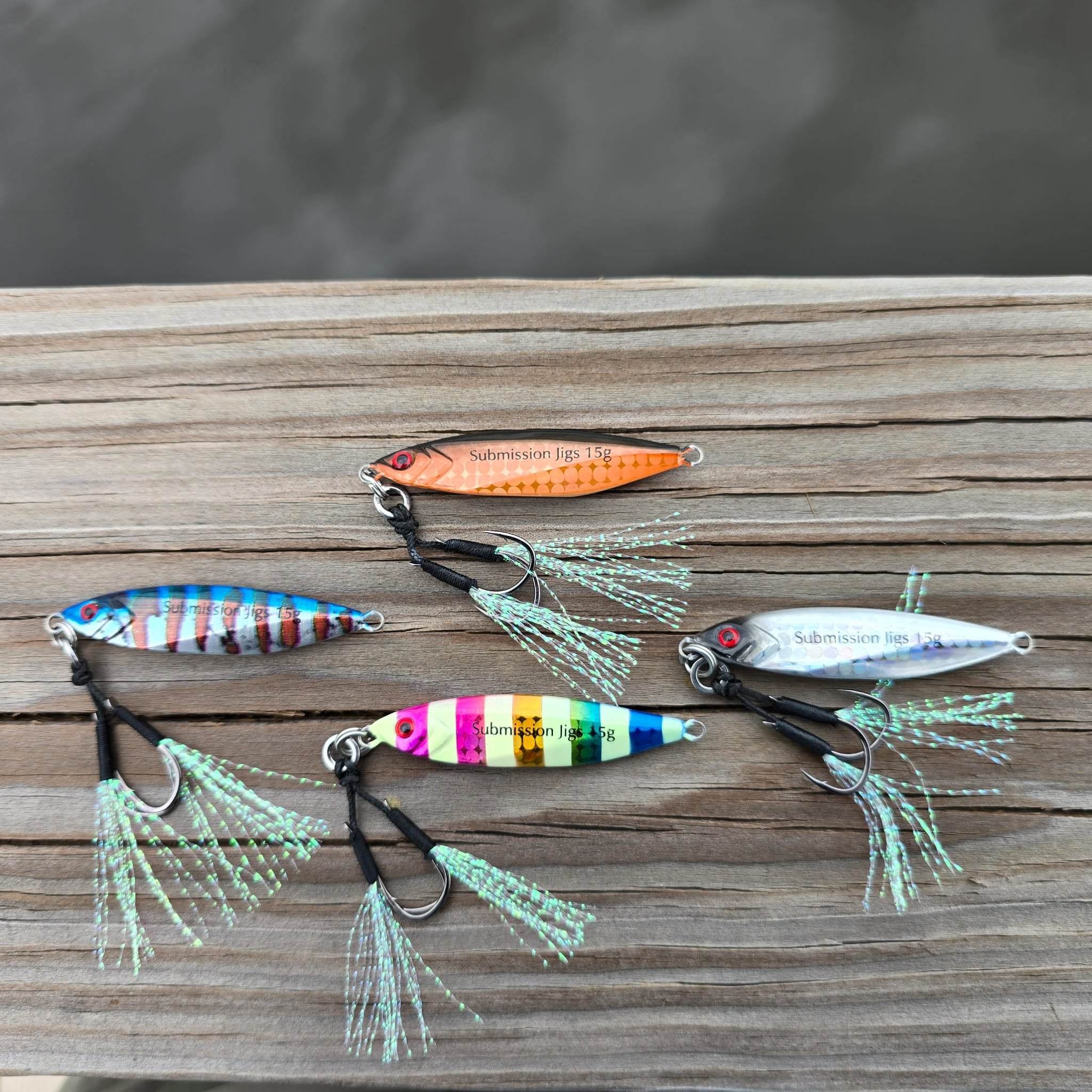 Submission Jigs Micro Mercenary 4 Packs | Slow Pitch Jigs