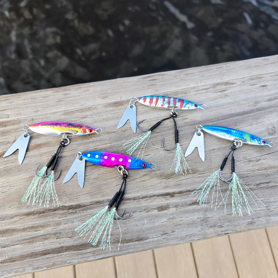 Submission Jigs - Micro Death Blade Bundles - Slow Pitch Jigs