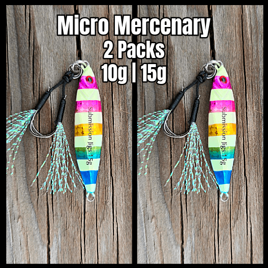 Submission Jigs - Micro Mercenary - Lightweight Division - 2 packs - Submission Fishing Co.