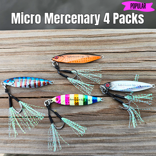 Submission Jigs - Micro Sumo and Mercenary - Lightweight Division - 4 Packs