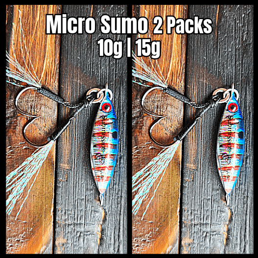 Submission Jigs - Micro Sumo - Lightweight Division - 2 packs - Submission Fishing Co.