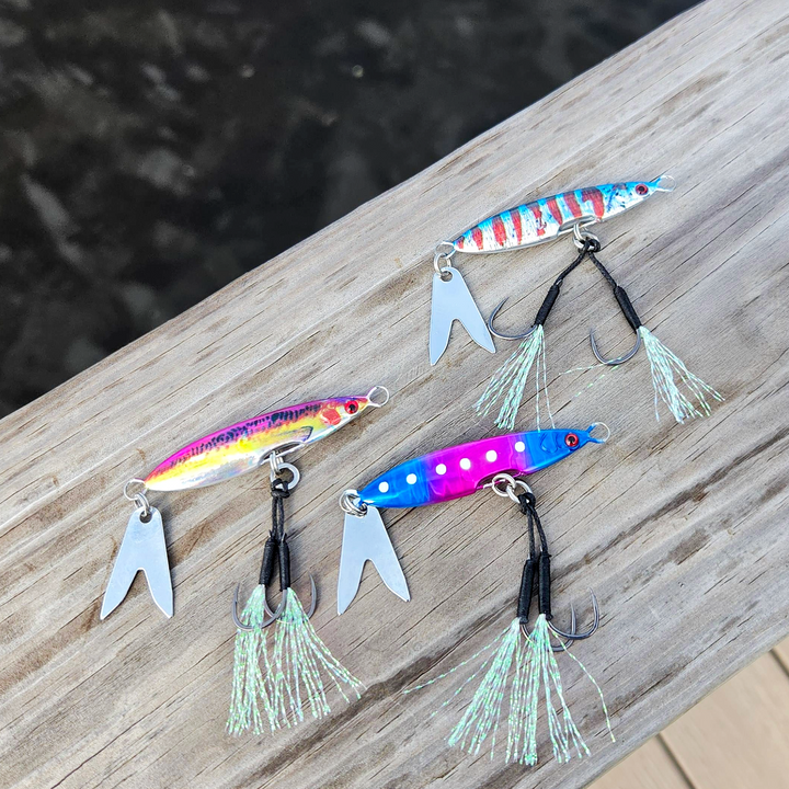 Submission Jigs - Micro Death Blade Bundles - Slow Pitch Jigs