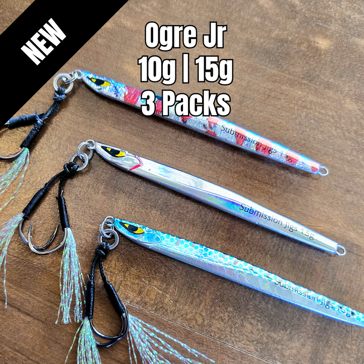 Submission Jigs - Micro Ogre Jr 3 Packs - Slow Pitch Jigs