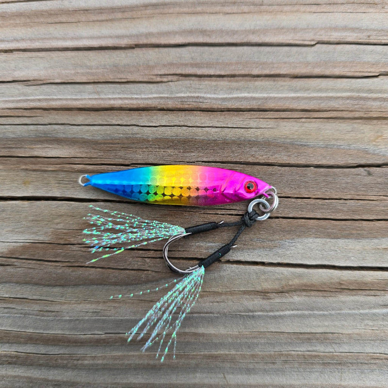 Rainbow Roll Mercenary Slow Pitch Jig 15g – Submission Fishing Co.