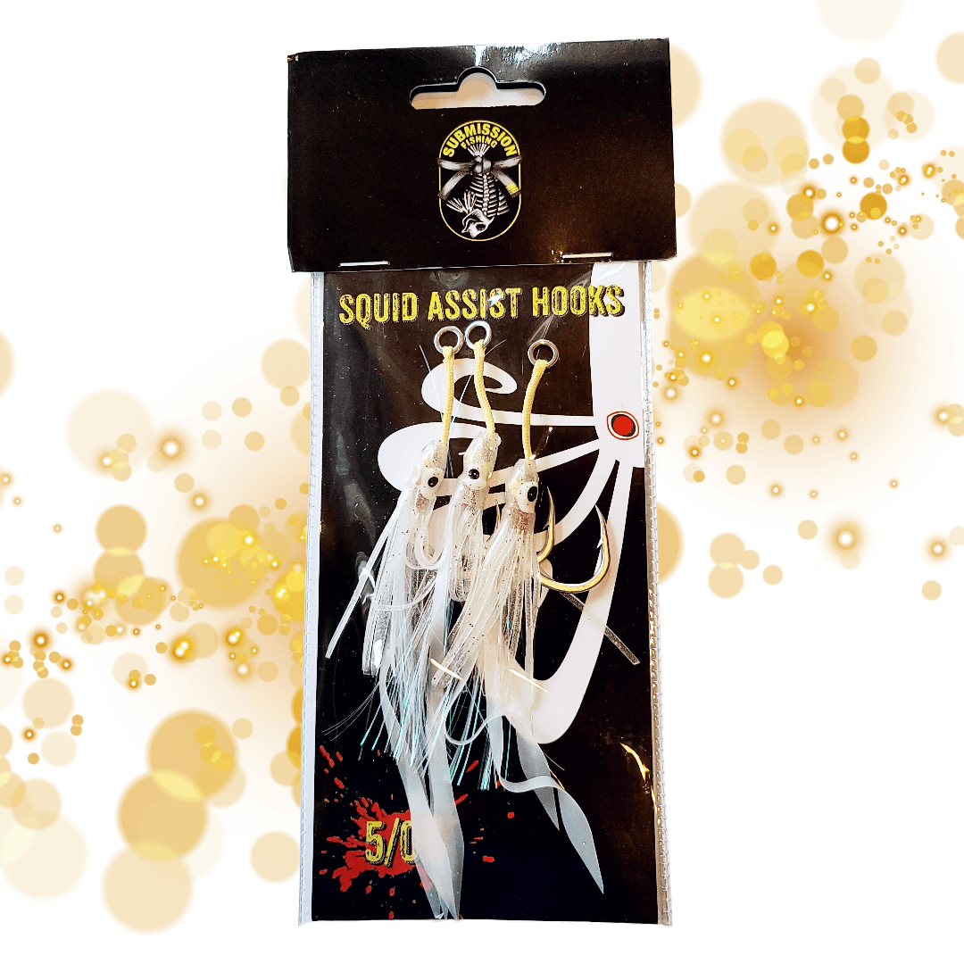 Squid Assist Hooks – Glow-in-the-Dark – 5/0 & 10/0 Squid Assist Hooks – Glow-in-the-Dark – 5/0 & 10/0