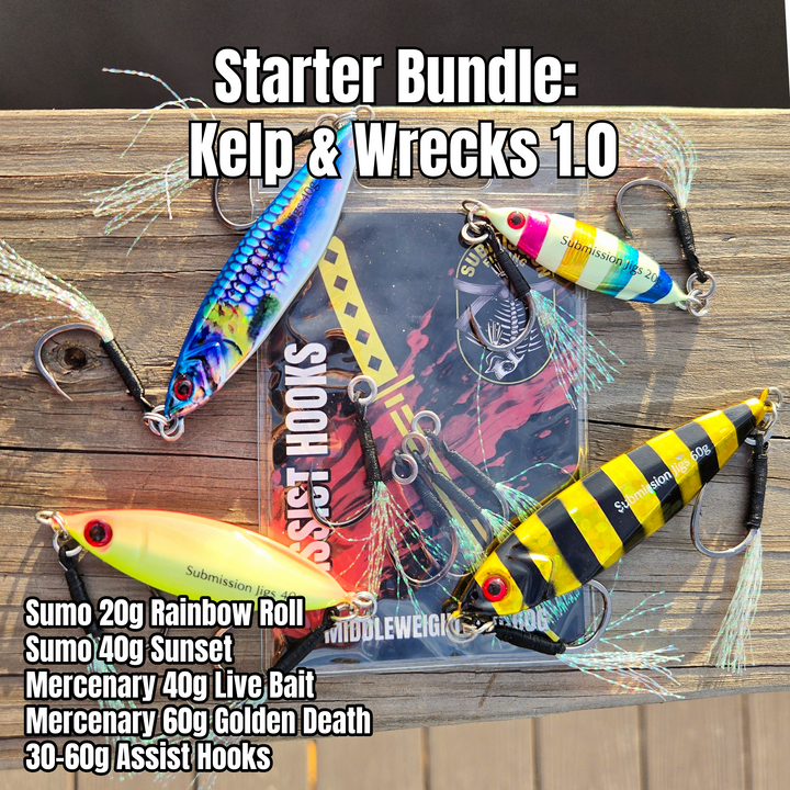 Starter Kits & Gift Sets for the Best Fishing - Slow Pitch Jigs and Hooks
