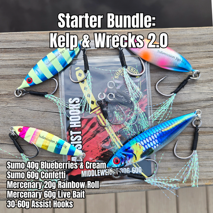 Starter Kits & Gift Sets for the Best Fishing - Slow Pitch Jigs and Hooks