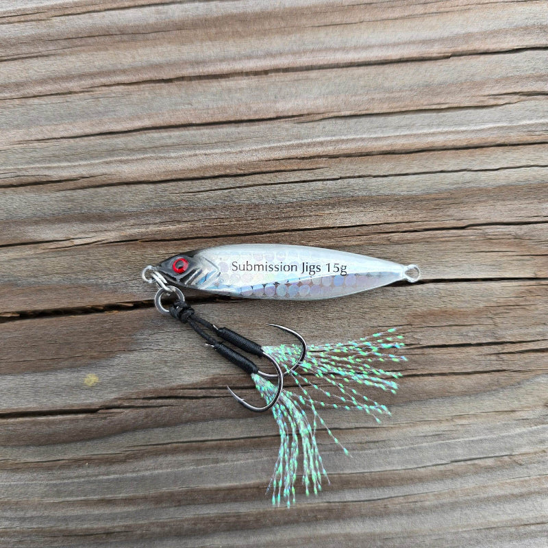 Stellar Shad Mercenary Slow Pitch Jig 15g – Submission Fishing Co.