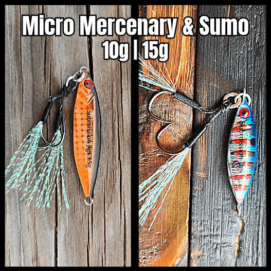 Submission Jigs - Micro Sumo and Mercenary - Lightweight Division - Submission Fishing Co.